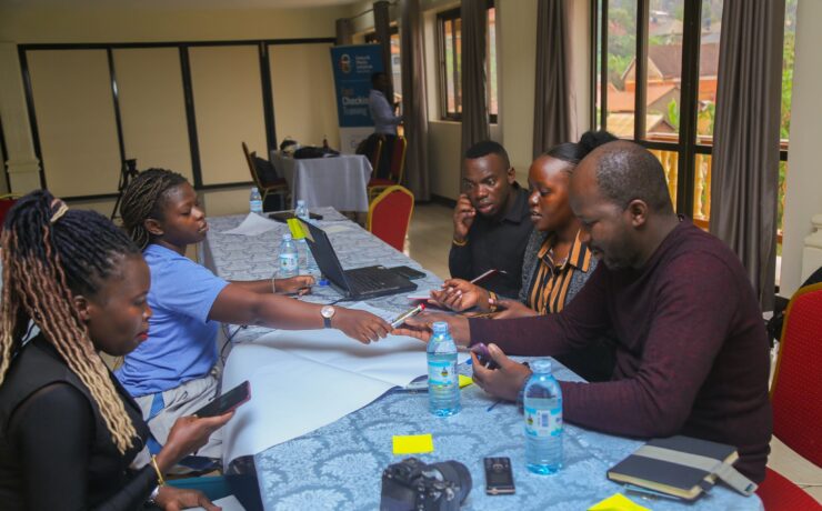 Uganda journalists fact checking training