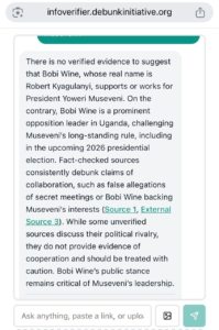 Bobi Wine Does Not Work For Museveni