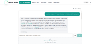 the InfoVerifier tool to run targeted searches using combinations of keywords
