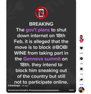 Gov't plans to shut down internet