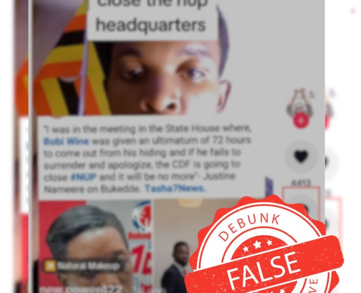 No Verified Official Order to Close NUP Headquarters