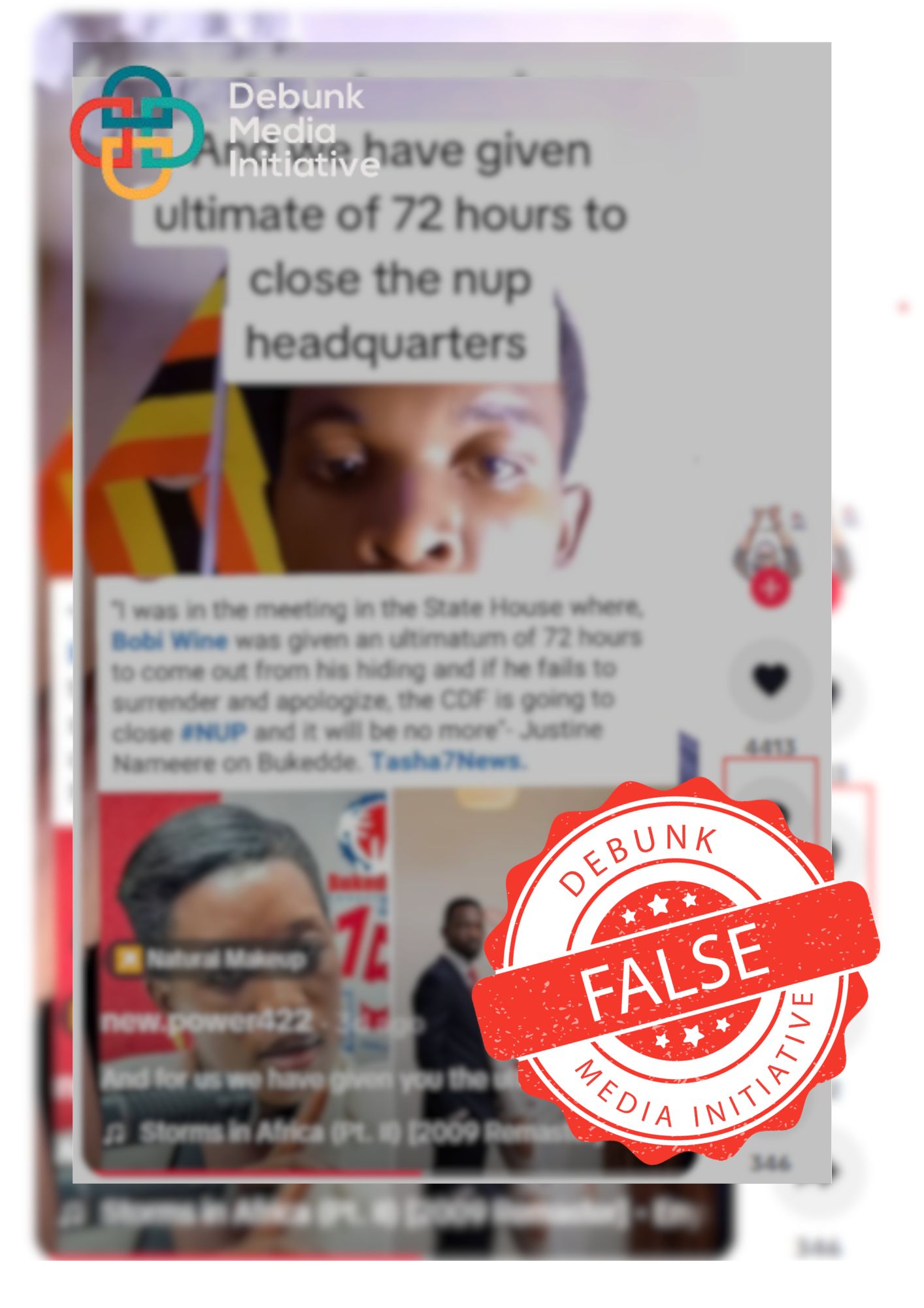 No Verified Official Order to Close NUP Headquarters