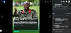 The Graphic Uses a Fabricated "Kenya News" Brand 