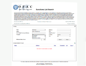 The United States publicly announces sanctions through official government