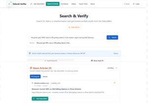 The Debunk Info Verifier returned no verified reports, datasets, or institutional records confirming that President Yoweri Museveni received 100% of the vote