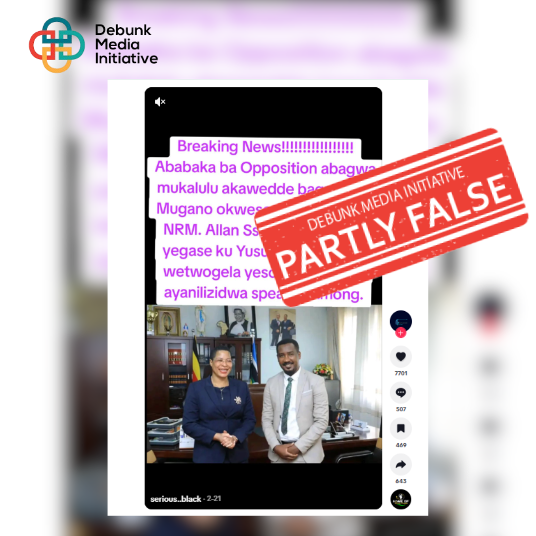 TikTok Claim That Allan Ssewanyana Has Joined NRM and Was Welcomed by Speaker Among