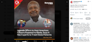This claim has been widely shared online through websites, Facebook posts, and X posts. 
